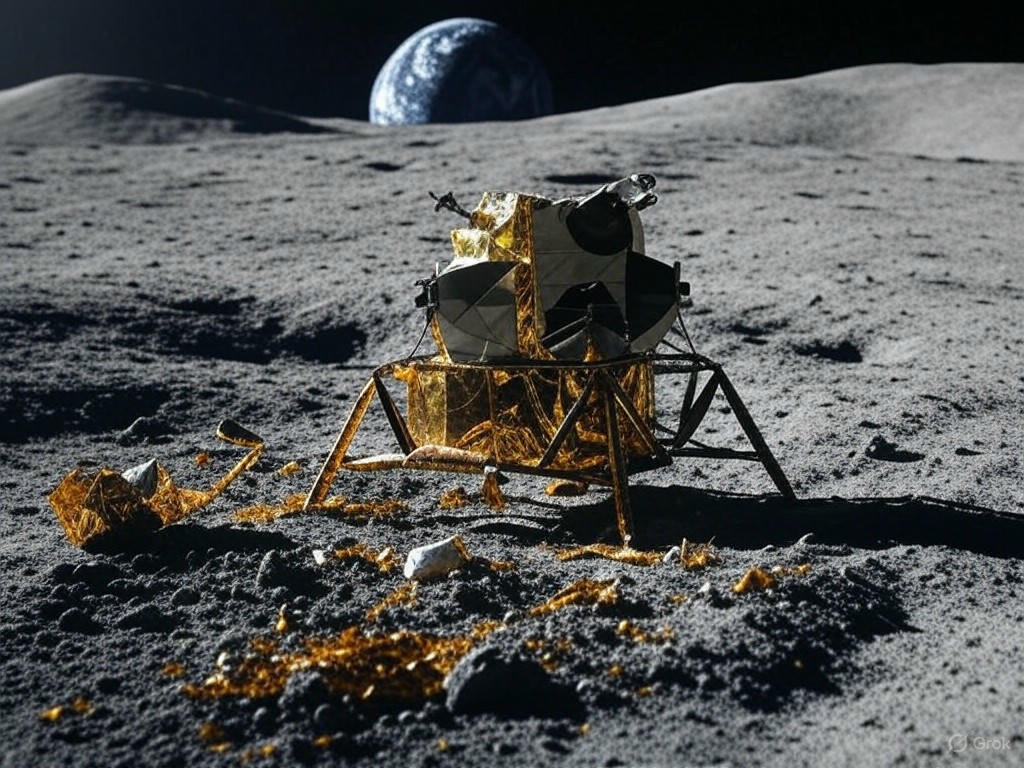 Lunar Setback: Japanese Lander’s Crash Highlights Challenges in Space Exploration