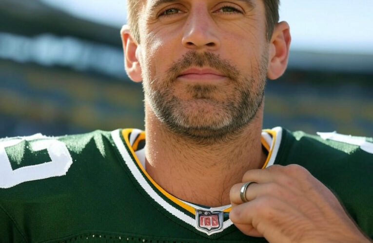 Aaron Rodgers Sparks Marriage Speculation with Mystery Ring at Steelers Signing