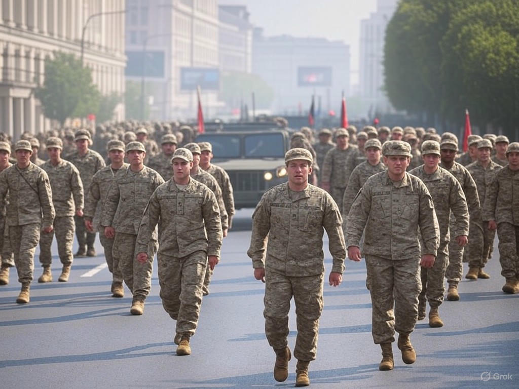 Capital Braces for Historic Military Parade with Massive Hardware Display