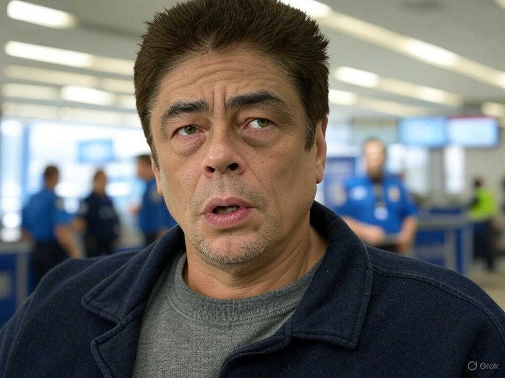 Benicio Del Toro’s Airport Drama: A Script That Raised Eyebrows