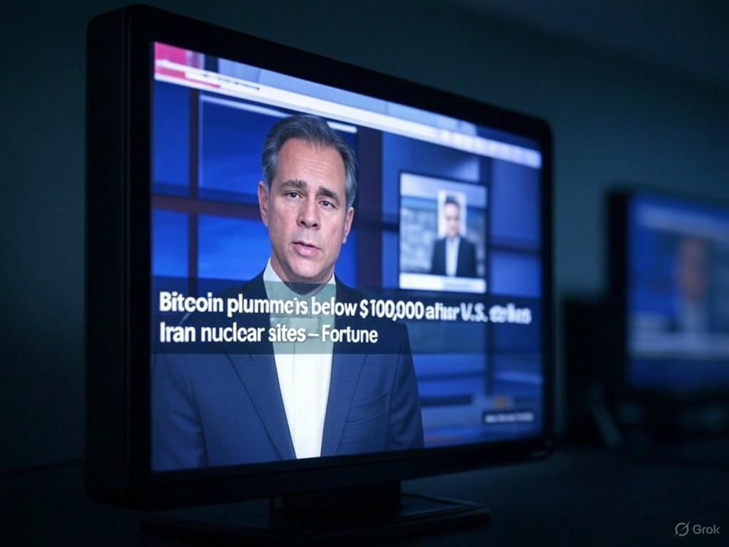 Bitcoin Dives Under 0K as Geopolitical Tensions Flare with U.S.-Iran Conflict