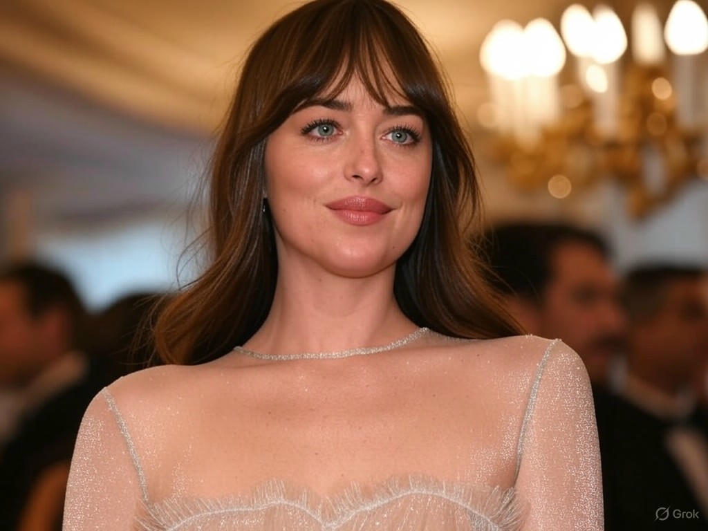 Dakota Johnson Stuns in Bold Sheer Look Following Split from Chris Martin