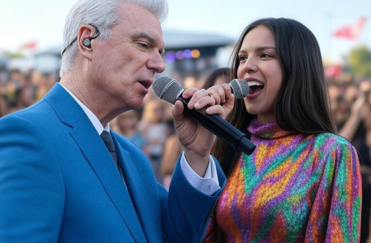 David Byrne and Olivia Rodrigo Ignite Governors Ball with Epic “Burning Down the House” Duet