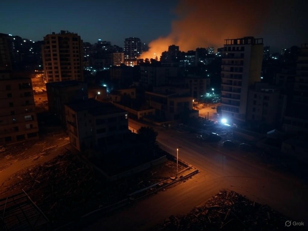 Tensions Flare as Israel Targets Beirut and Southern Lebanon in Repeated Strikes