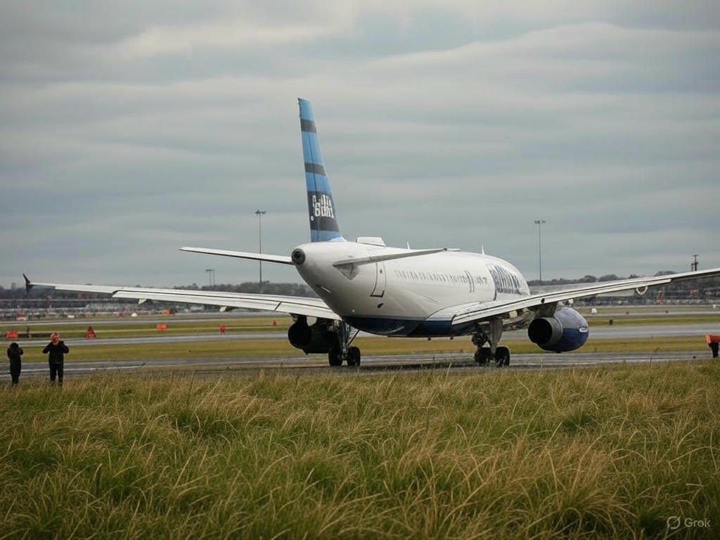 JetBlue Incident at Logan Airport: Plane Skids Off Runway