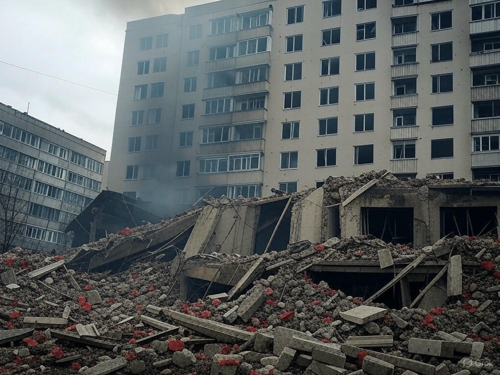 Devastation in Kharkiv: Ukraine Faces Unprecedented Russian Assault