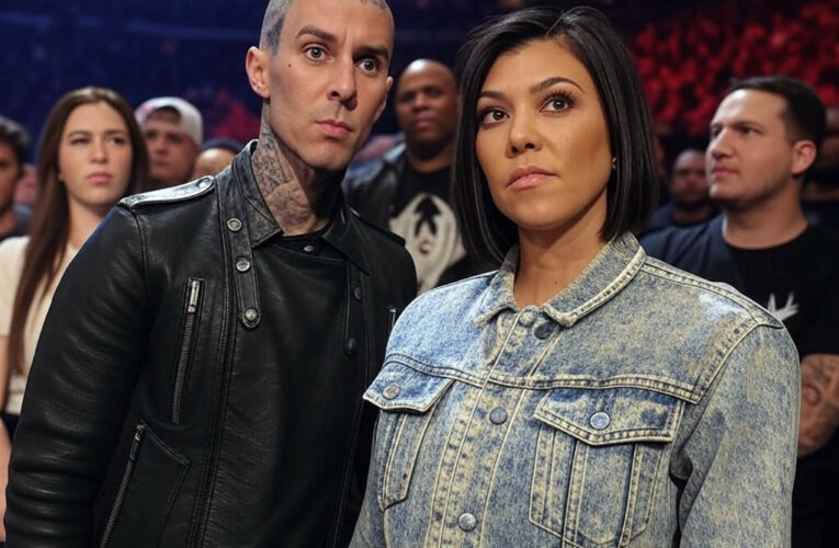 Kourtney Kardashian and Travis Barker Face WWE Crowd Backlash