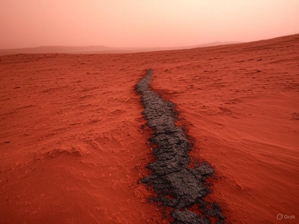 Mars’ Mysterious Dark Streaks: Dust, Not Water, May Be the Culprit
