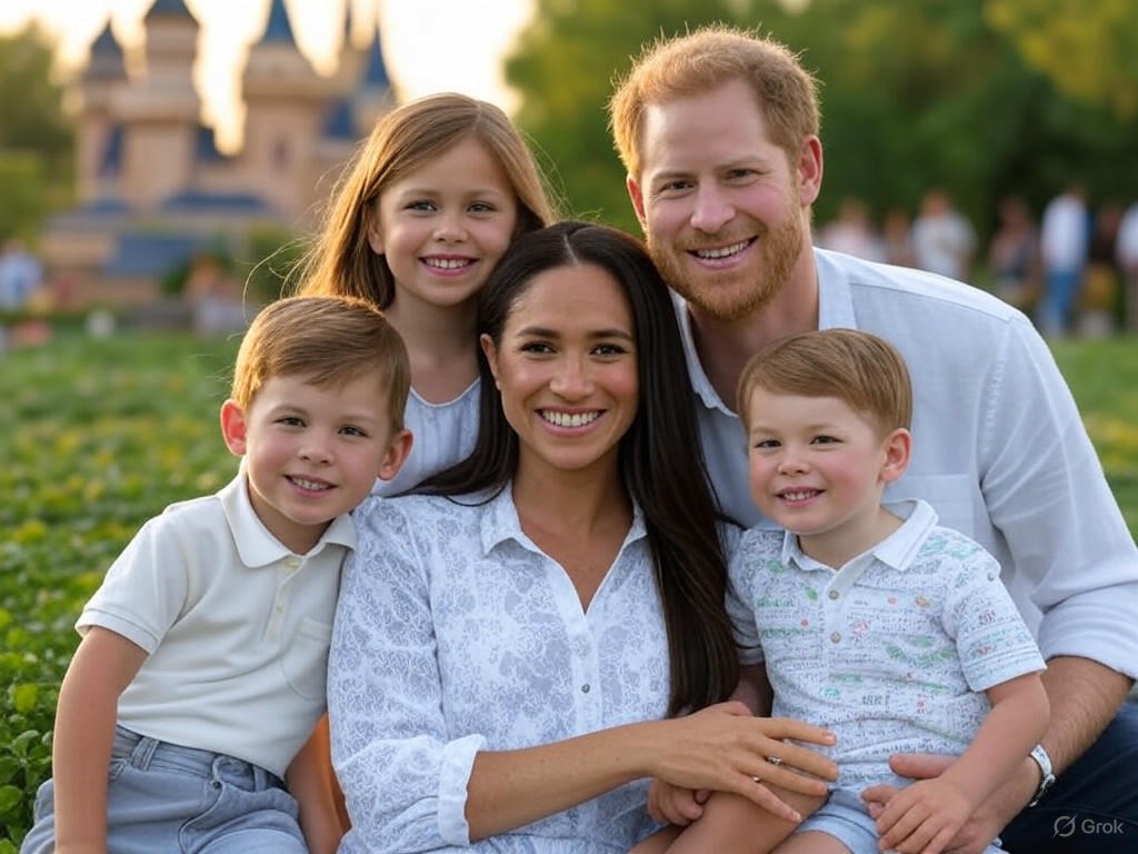 A Royal Adventure: Harry and Meghan’s Enchanting Disneyland Day with Their Kids