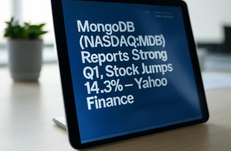 MongoDB’s Stellar Q1 Performance Sends Stock Soaring