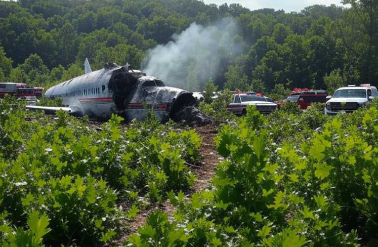 Tragic Plane Crash in Tennessee: Multiple Individuals Airlifted to Safety