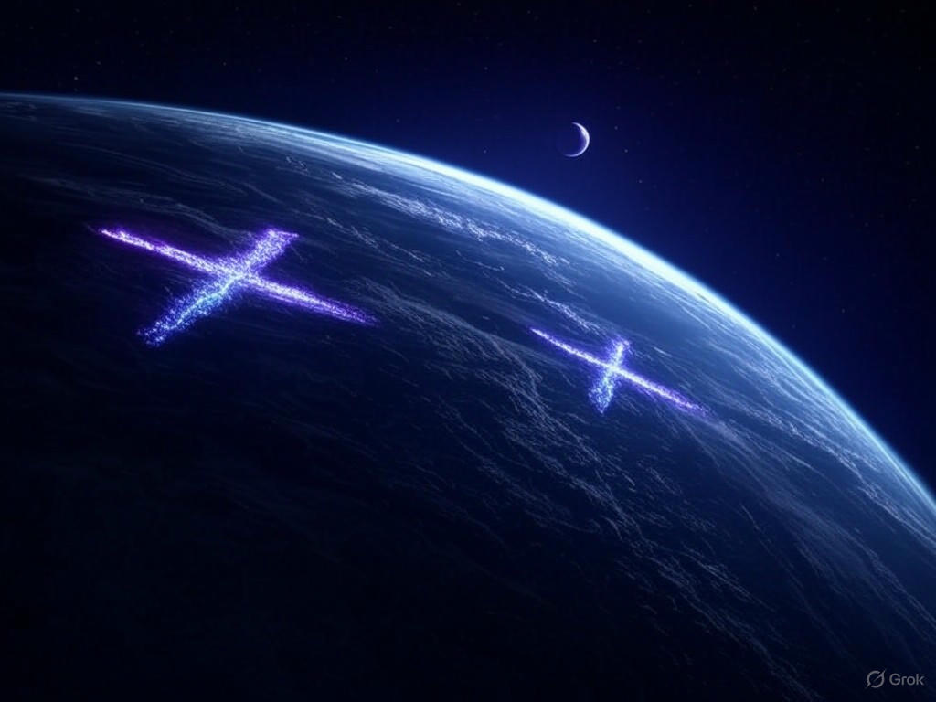 Mysterious X-Shaped Patterns Uncovered in Earth’s Ionosphere by NASA