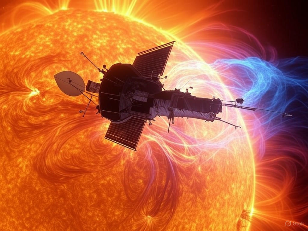 Solar Fireworks: Parker Solar Probe Captures Stunning Magnetic Blast on Sun