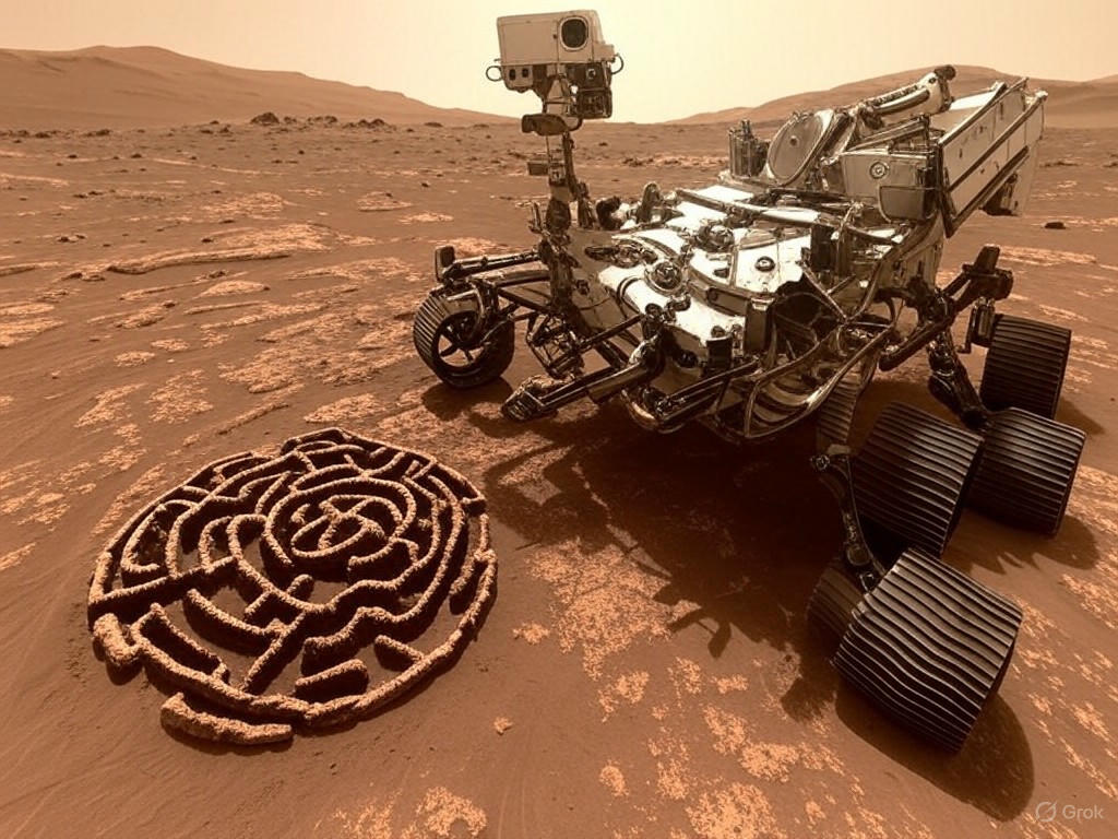 Unveiling Mars’ Mysteries: The Tiny Maze on NASA’s Perseverance Rover