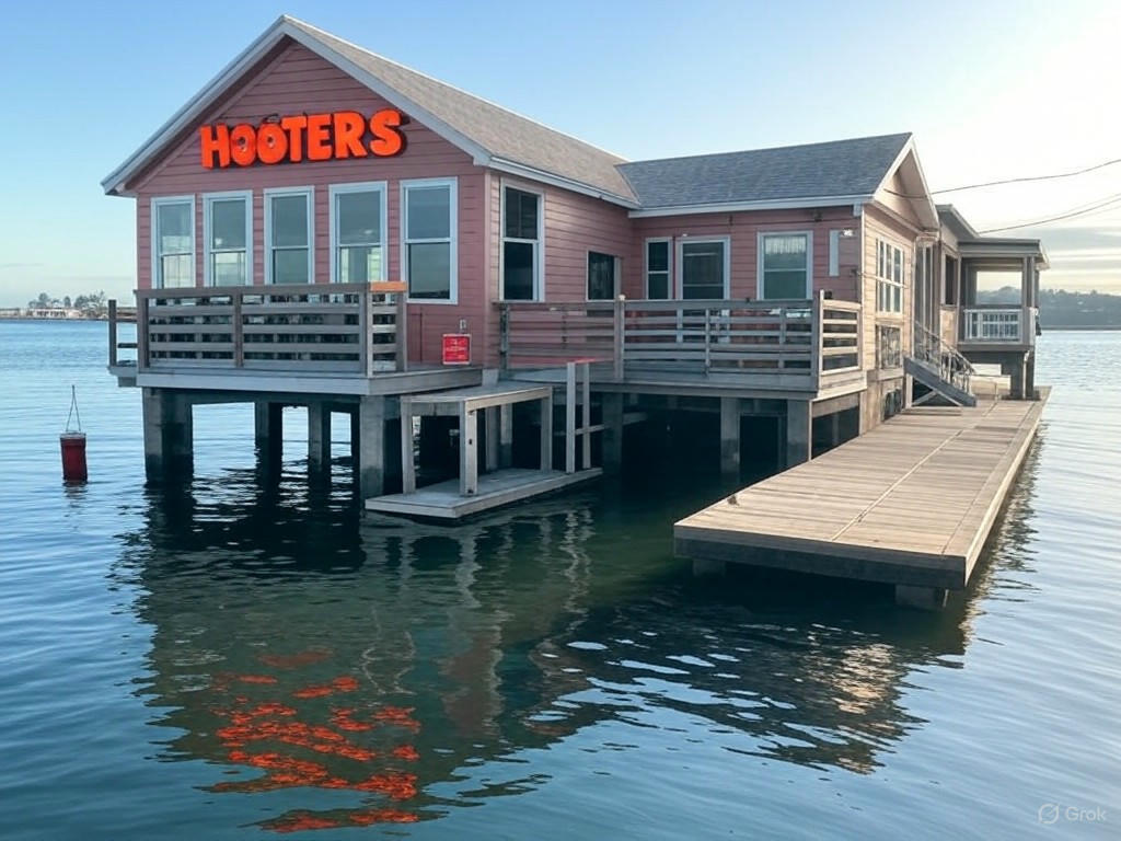 Newport’s Iconic Floating Hooters Shuts Down for Good Amid Industry Challenges