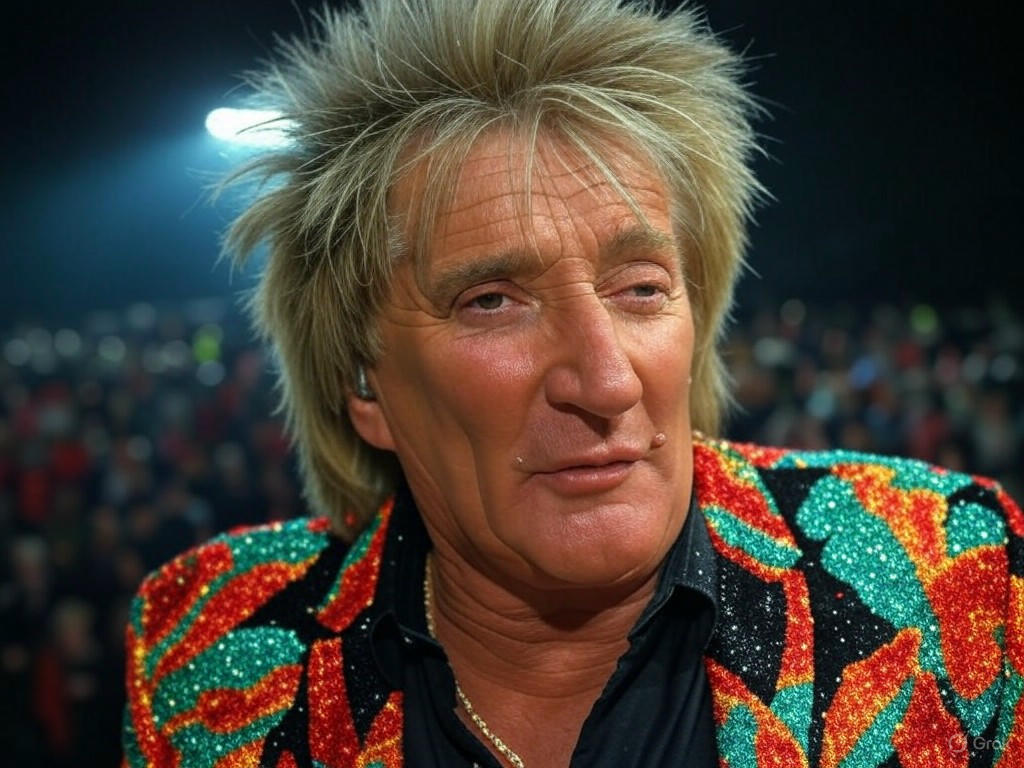 Rod Stewart Pulls Out of US Shows, Eyes Glastonbury Comeback
