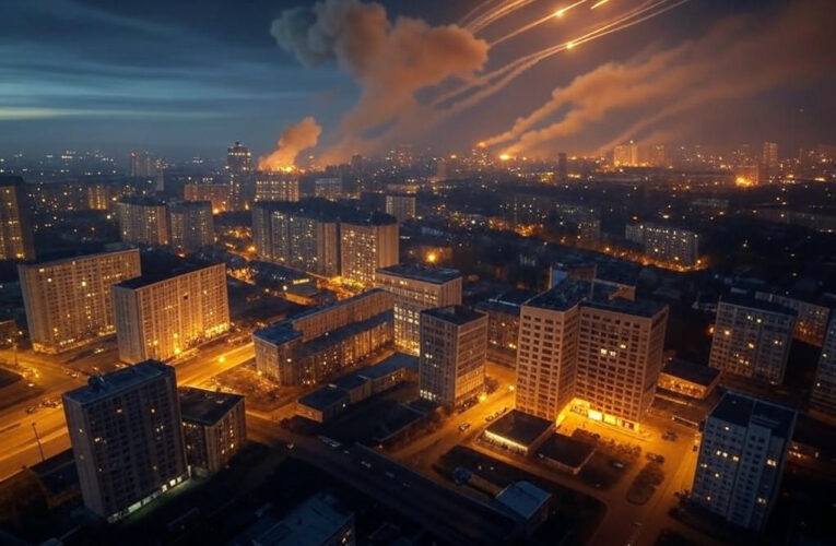 Tensions Soar as Russia Strikes Kyiv Following Ukraine’s Bold Drone Offensive
