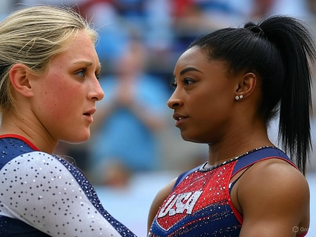 Simone Biles and Riley Gaines Clash Online Over Trans Athlete Controversy