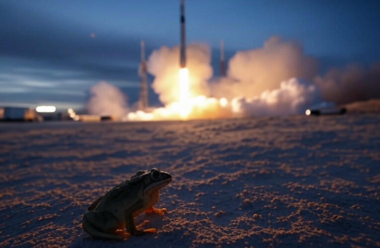 A Leap into History: The Unexpected Frog Star of NASA’s LADEE Launch