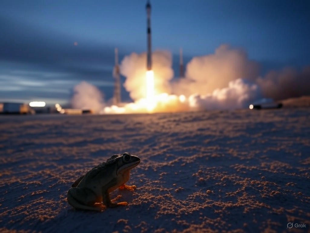 A Leap into History: The Unexpected Frog Star of NASA’s LADEE Launch