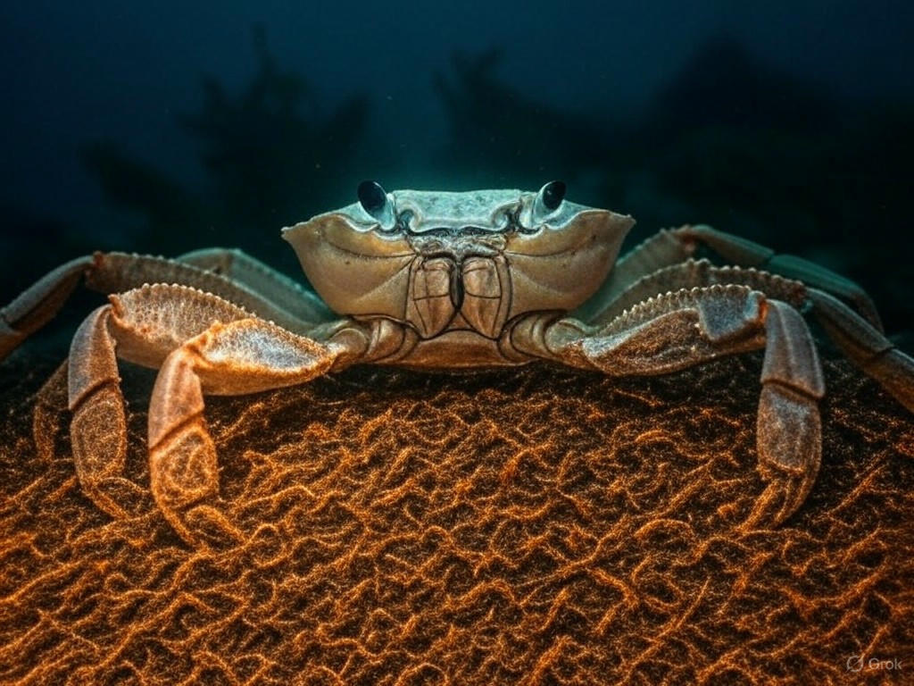 Glowing Wonders: The Mystery of the Light-Emitting Mangrove Crab