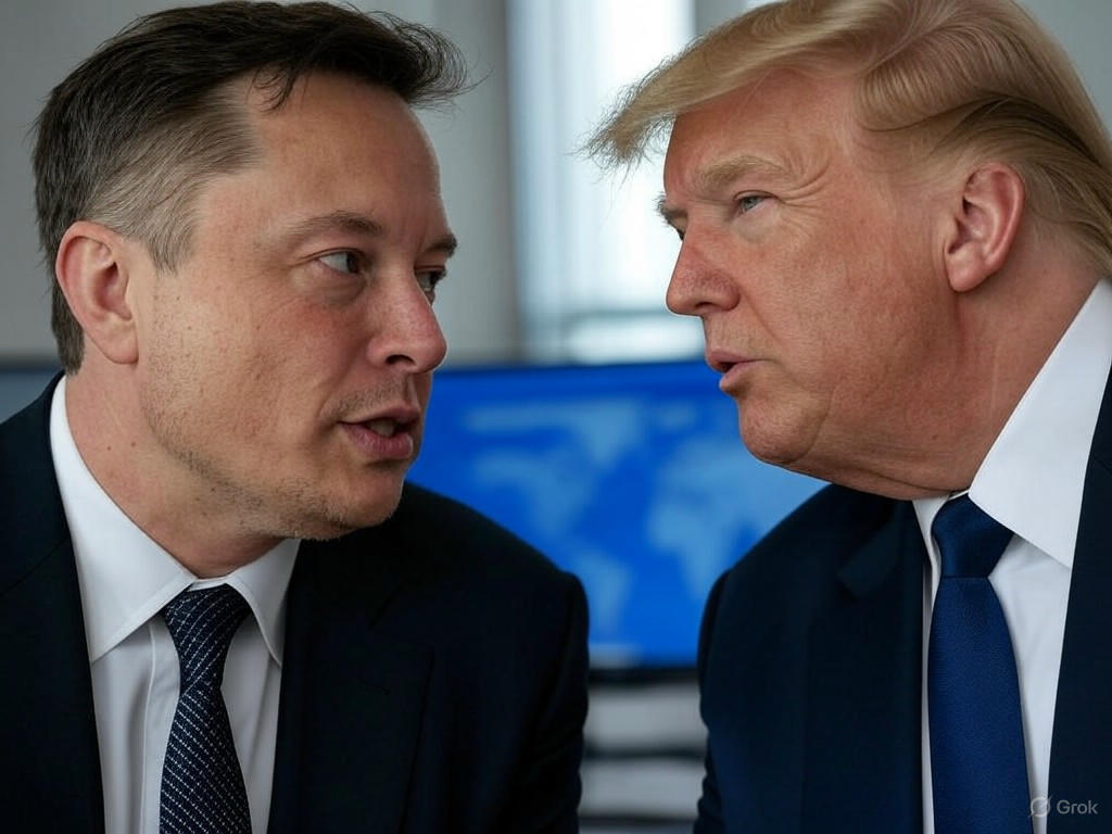 Sparks Fly: The Explosive Clash Between Elon Musk and Donald Trump