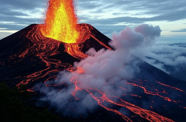 Skyward Ice: How Volcanic Eruptions Paint the Heavens with Frost