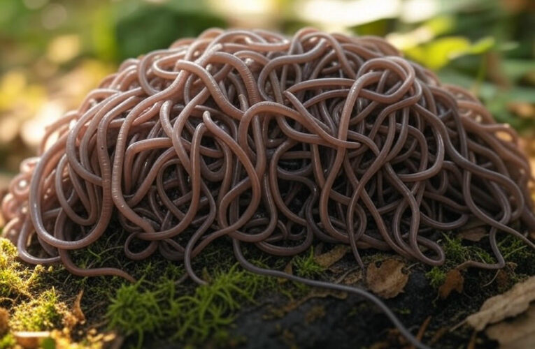 Unveiling Nature’s Teamwork: Tiny Worms Form Rare ‘Superorganism’ in the Wild