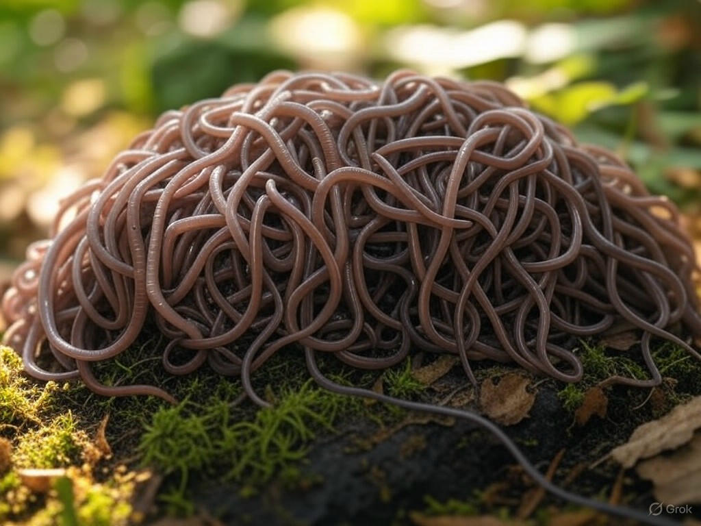 Unveiling Nature’s Teamwork: Tiny Worms Form Rare ‘Superorganism’ in the Wild